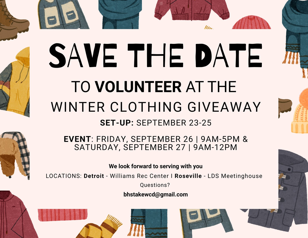 Winter Clothing Giveaway