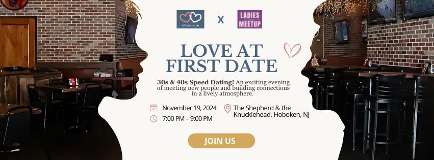 NJ Speed Dating | 30s & 40s | Hoboken