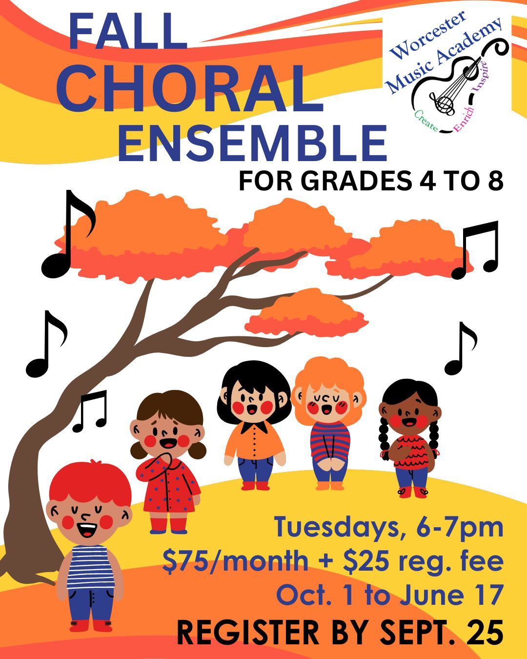 Chorus for Grades 4 to 8 (No experience necessary!)