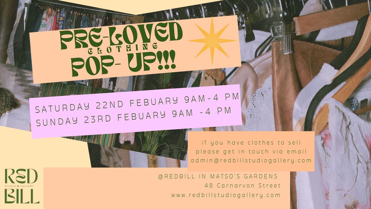 Pre-Loved Clothing Pop-Up Sale