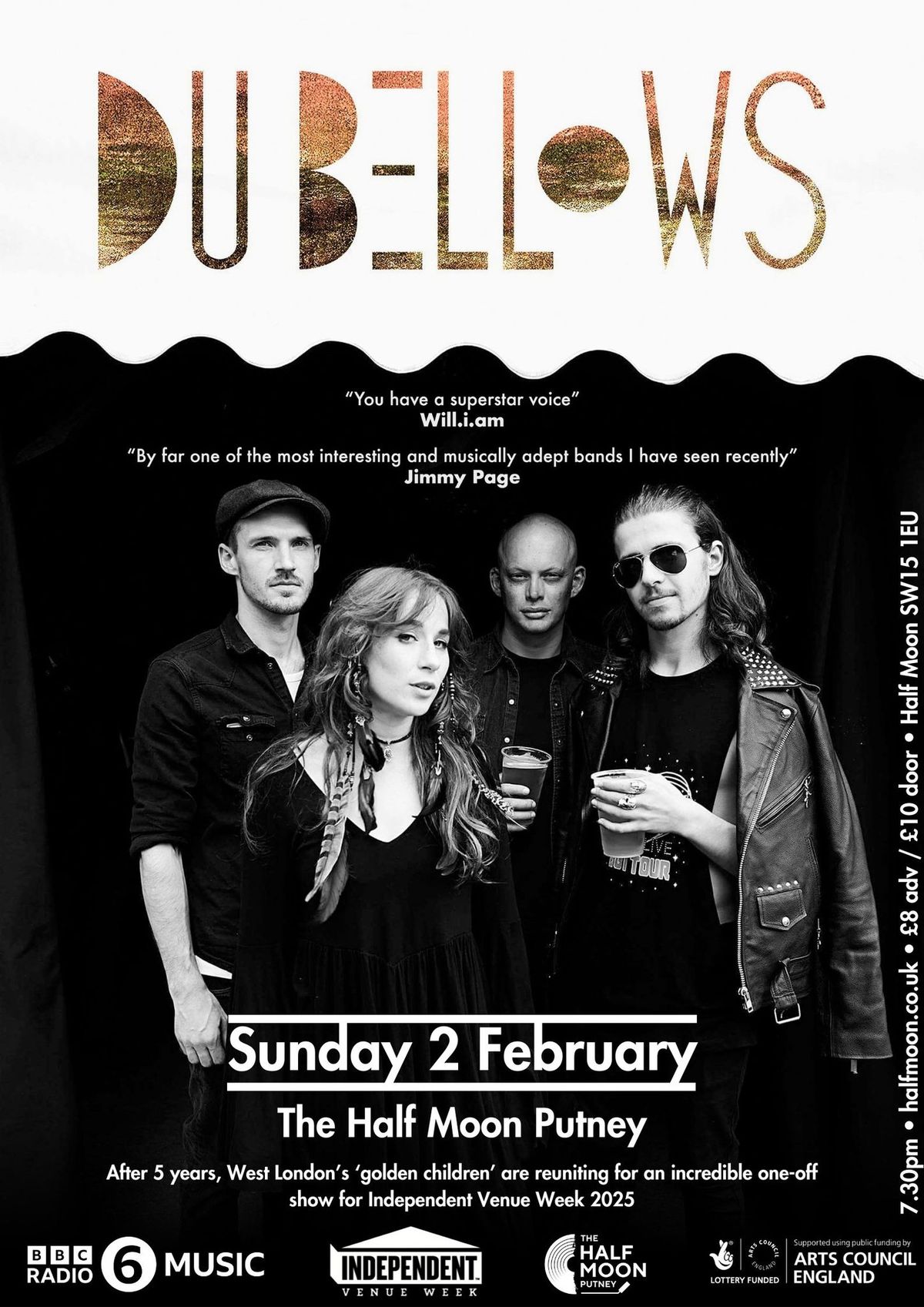 Du Bellows \/\/ Half Moon Putney London \/\/ IVW25