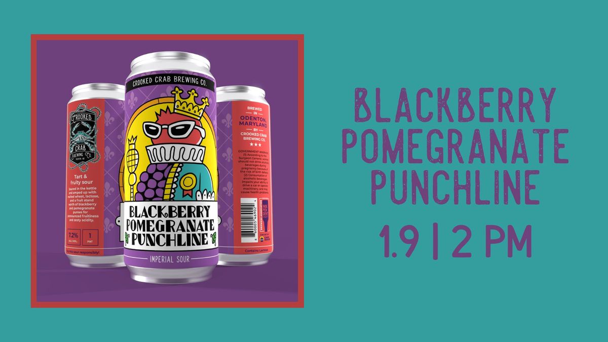 Blackberry Pomegranate Punchline Can Drop