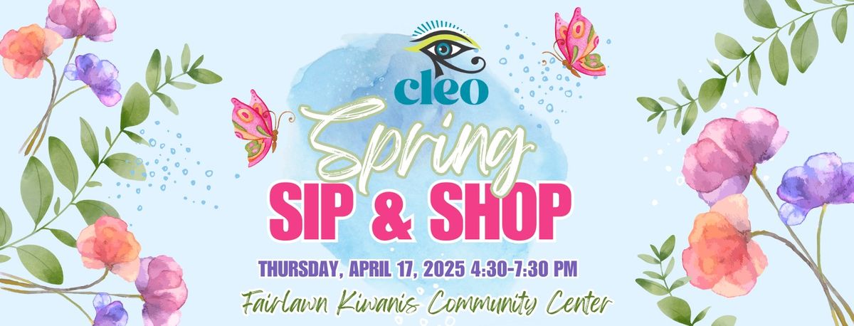 CLEO Spring Sip & Shop