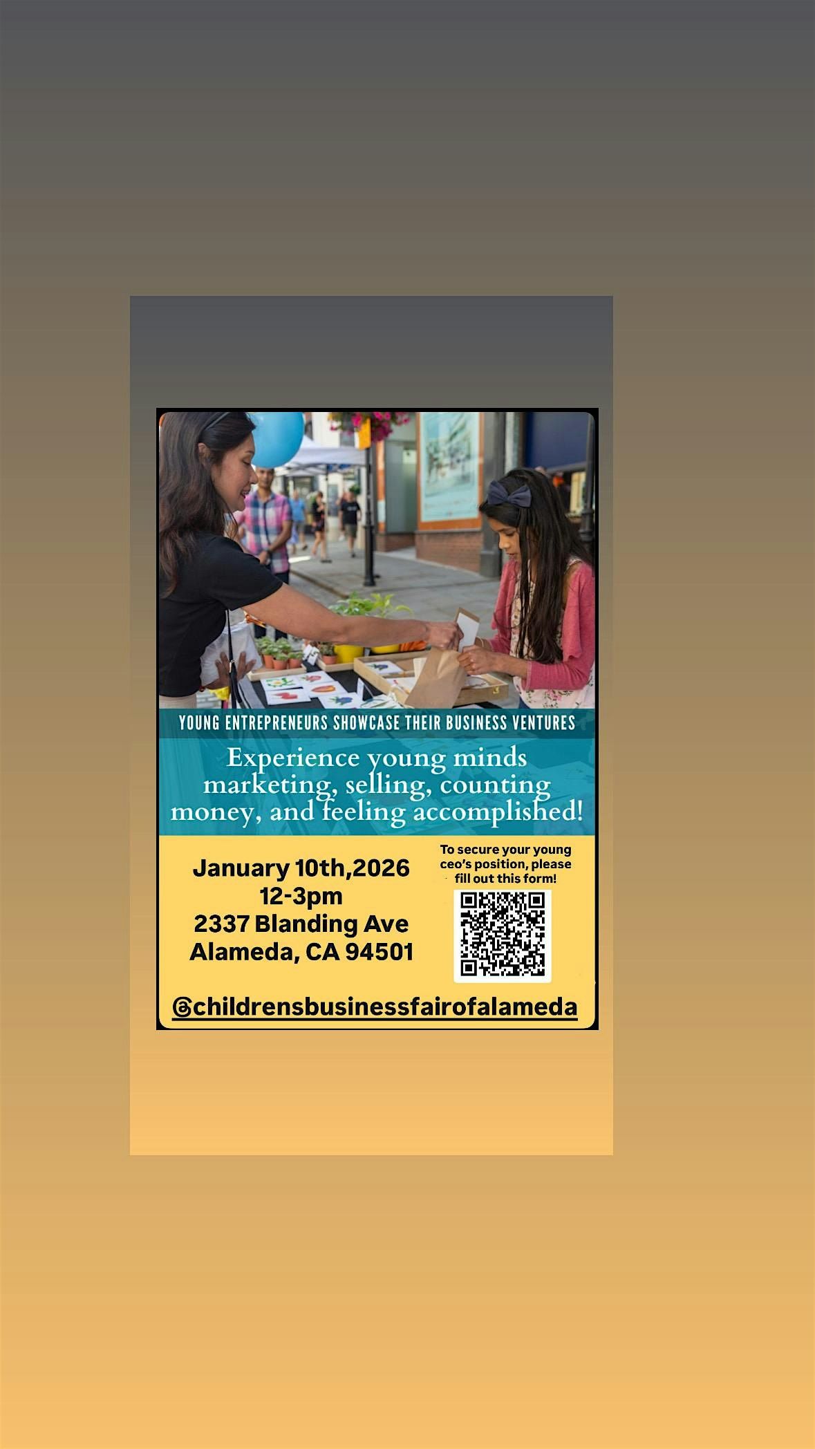 Children\u2019s Business Fair of Alameda