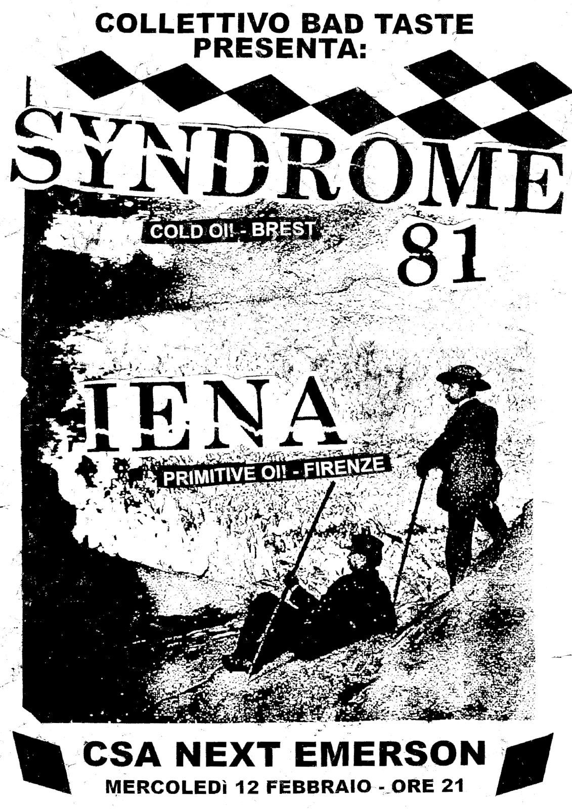 SYNDROME 81 + IENA @CSAnEXtEmerson