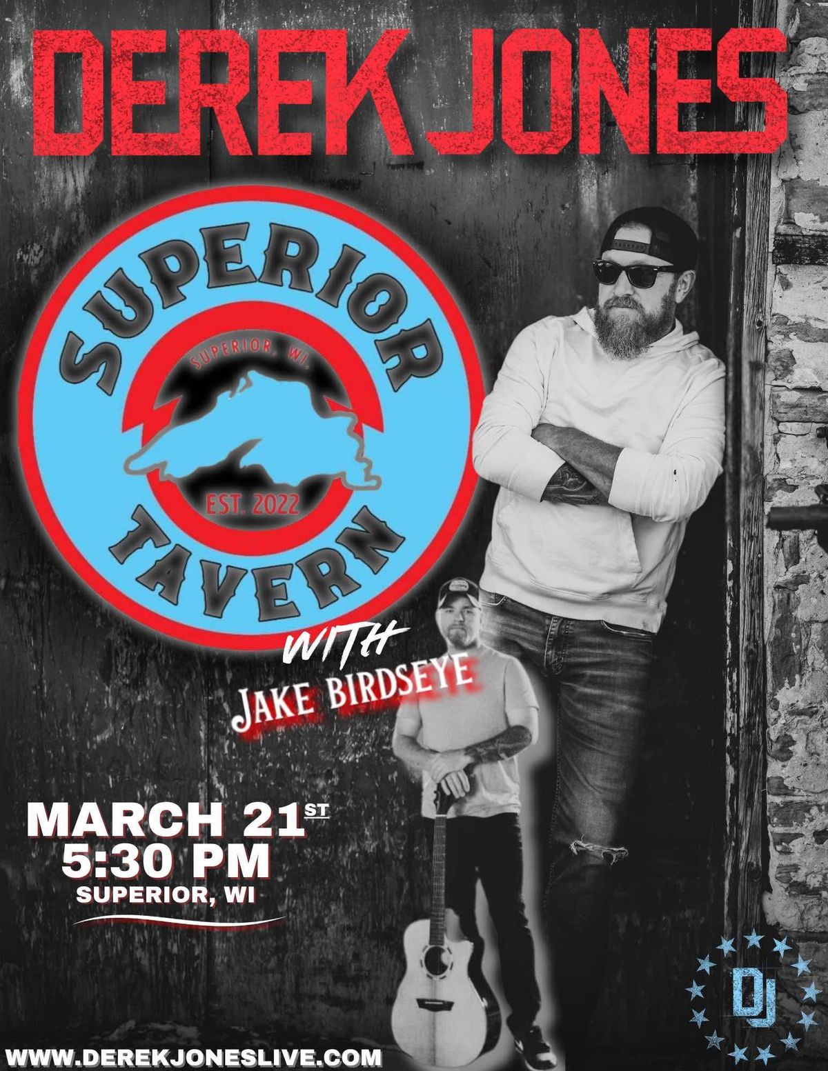 Derek Jones w\/ special guest Jake Birdseye