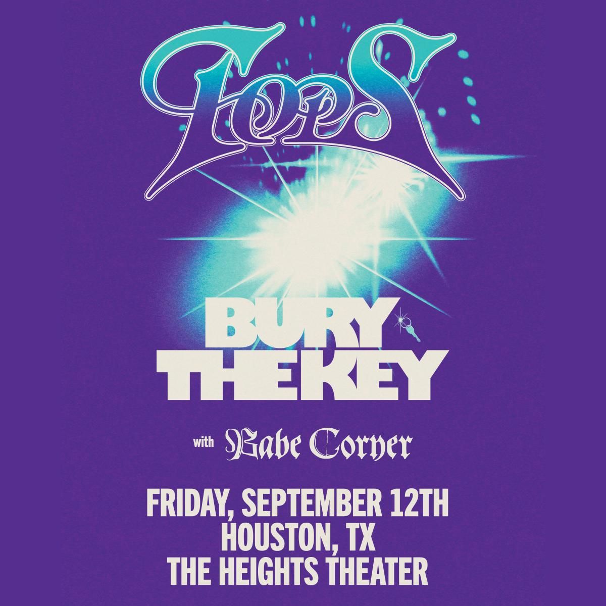TOPS with special guest Babe Corner in Houston