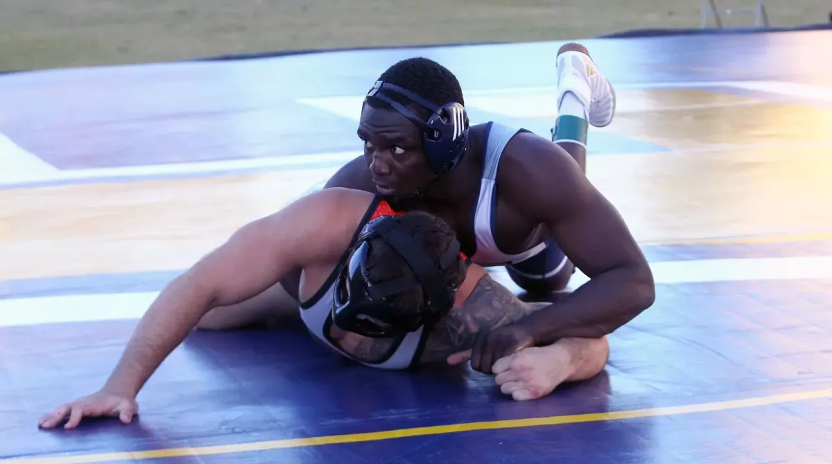 Parking Campbell Fighting Camels at Bellarmine Knights Wrestling