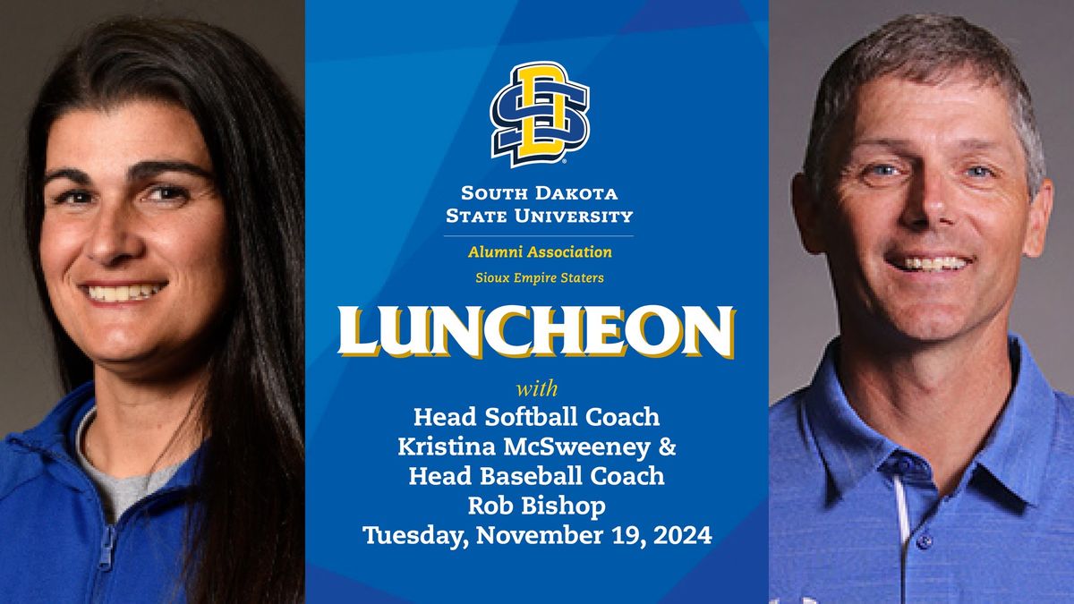 Luncheon with SDSU Head Softball Coach Kristina McSweeney & Head Baseball Coach Rob Bishop