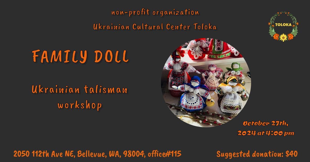 Family Doll. Ukrainian Talisman Workshop