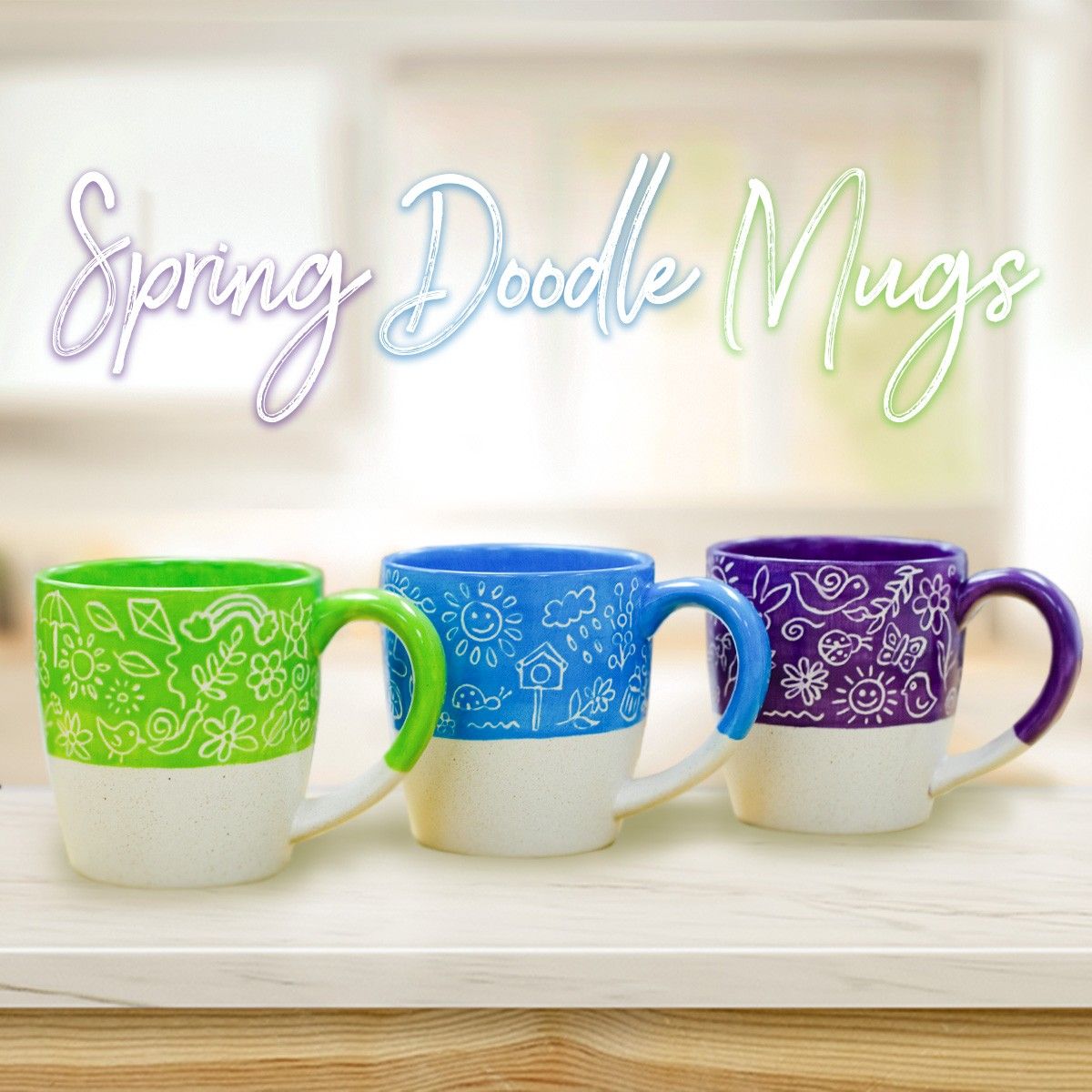 Doodle Mug Pottery Paint Night 