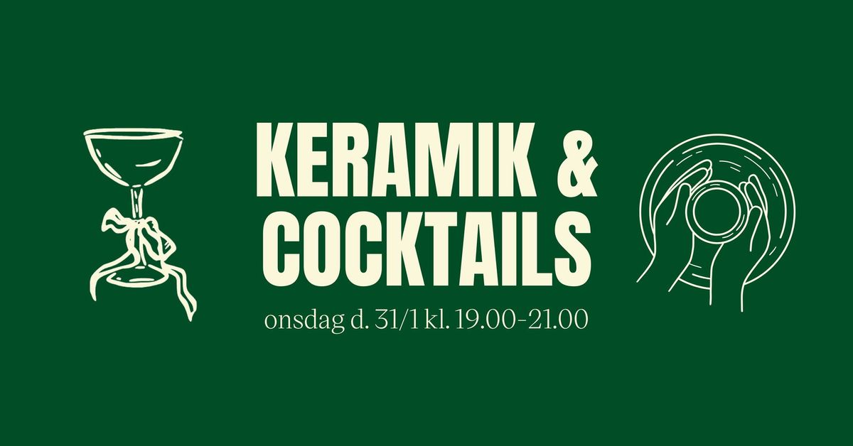 Keramik & Cocktails i Markedshallen 