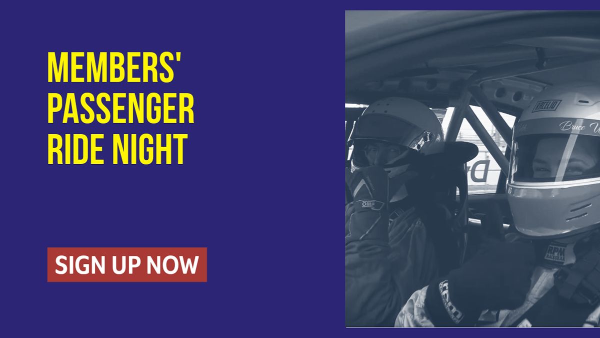 Members Passenger Ride Night - January