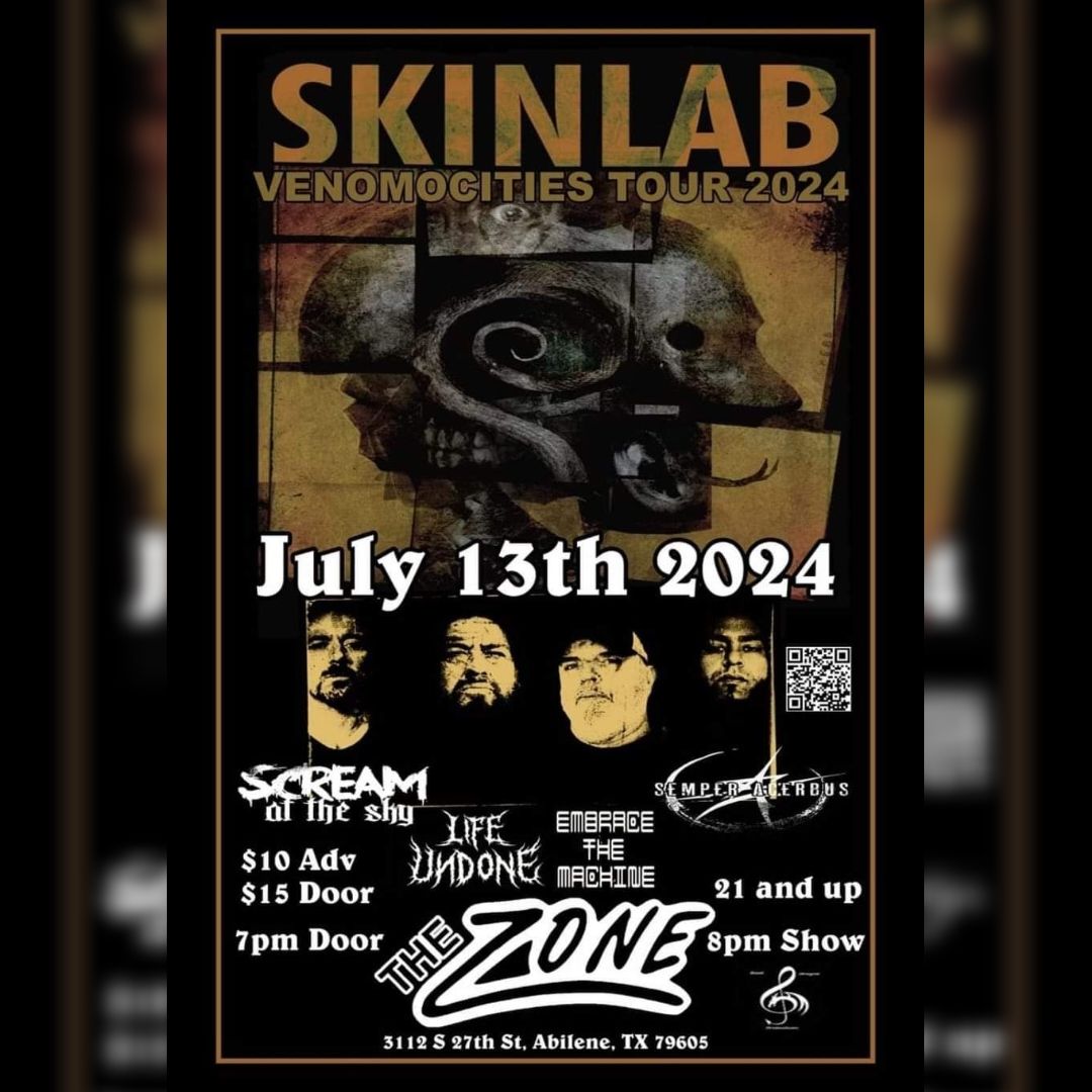 Skinlab Venomocities Tour with Scream at the sky and Semper Acerbus 