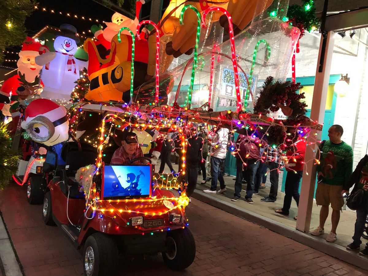 Holiday Golf Cart Parade