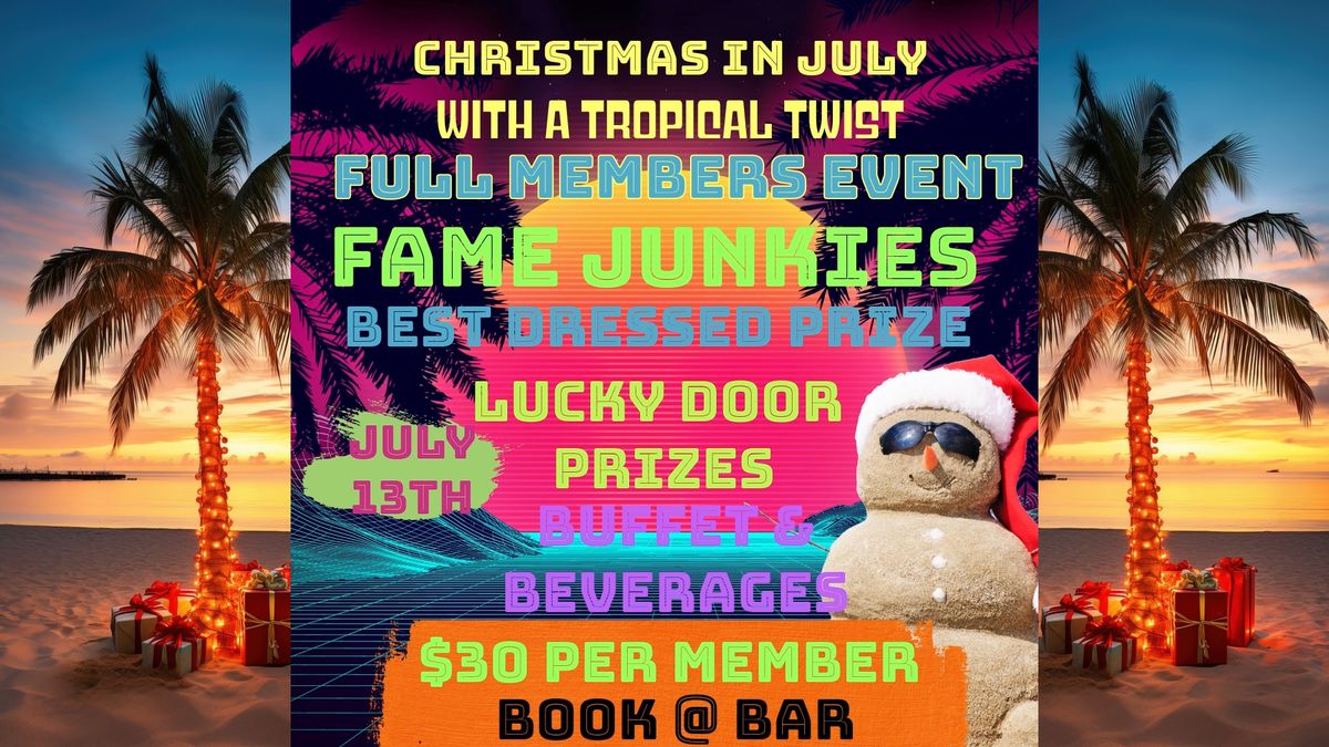 Christmas in July with a Tropical Twist 