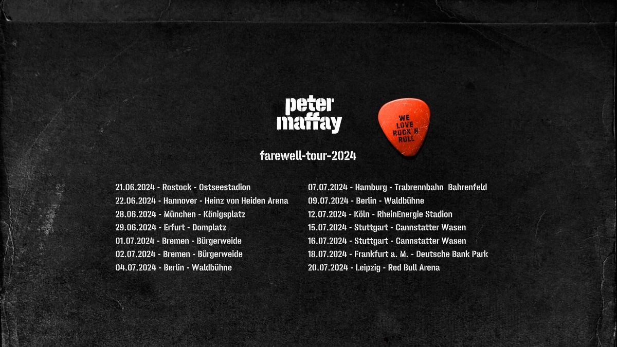 Peter Maffay & Band | We love Rock 'n' Roll - Farewell Tour 2024 | Frankfurt 