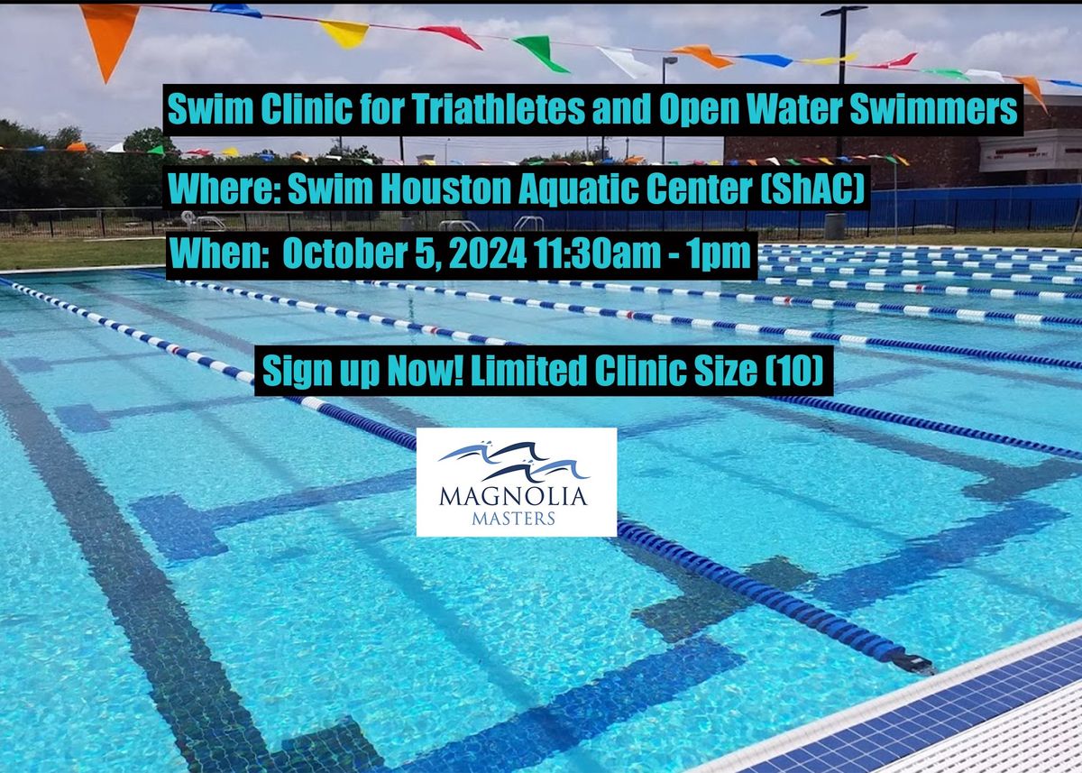 Houston Swim Clinic for Triathletes and Open Water Swimmers