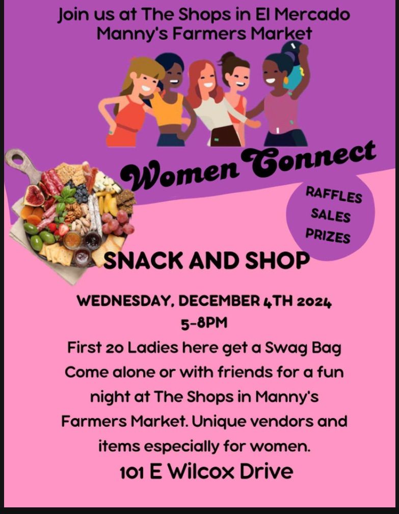 Women Connect Snack and Shop