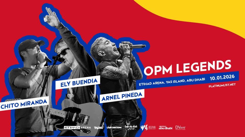 OPM Legends: Ely Buendia, Chito Miranda, Arnel Pineda in Abu Dhabi
