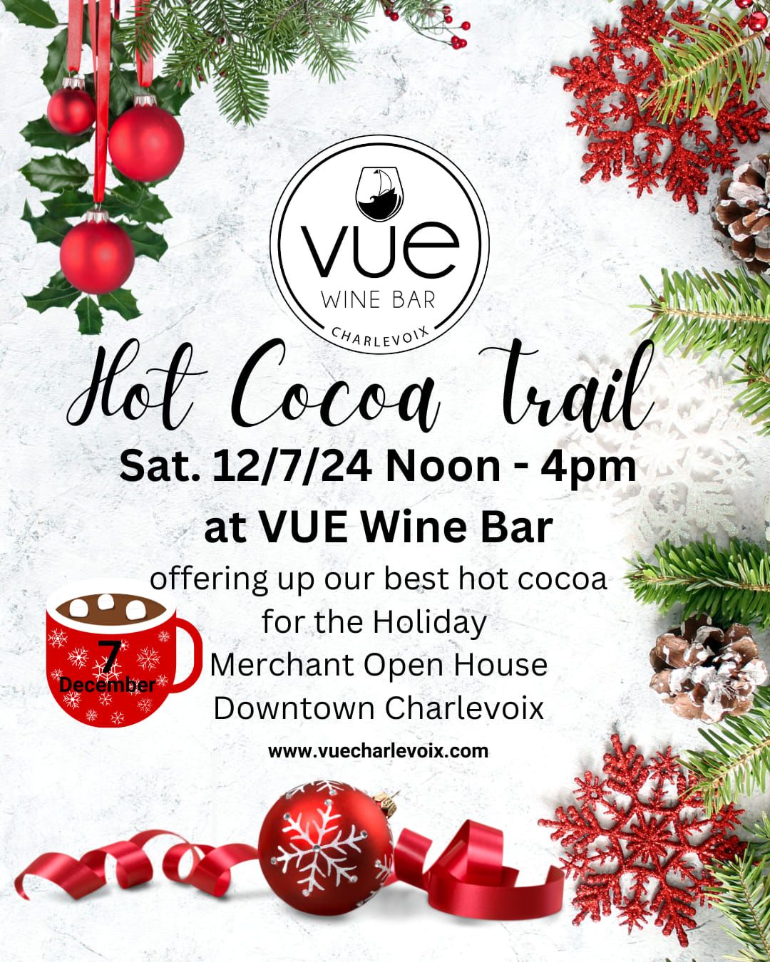 Holiday Merchant Open House\/Hot Cocoa Trail