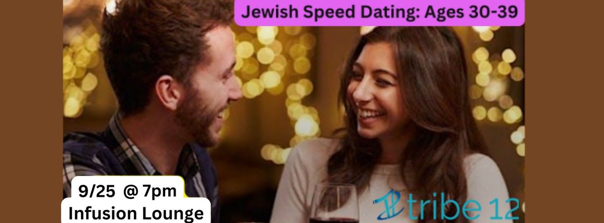 Men Spots Available- Jewish Speed Dating: Ages 30-39- Appetizers Included!