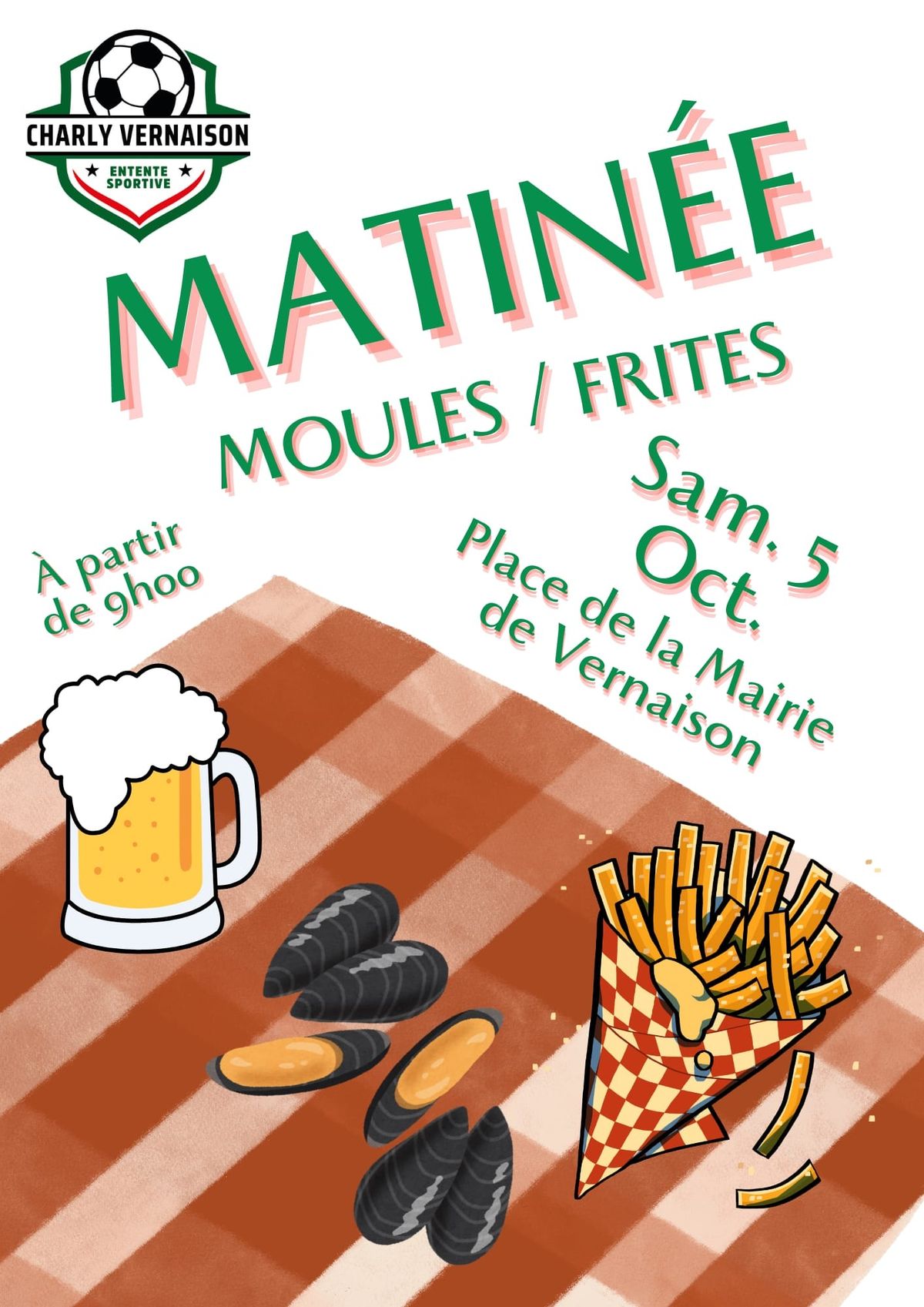 Matin\u00e9e Moules Frites Vernaison