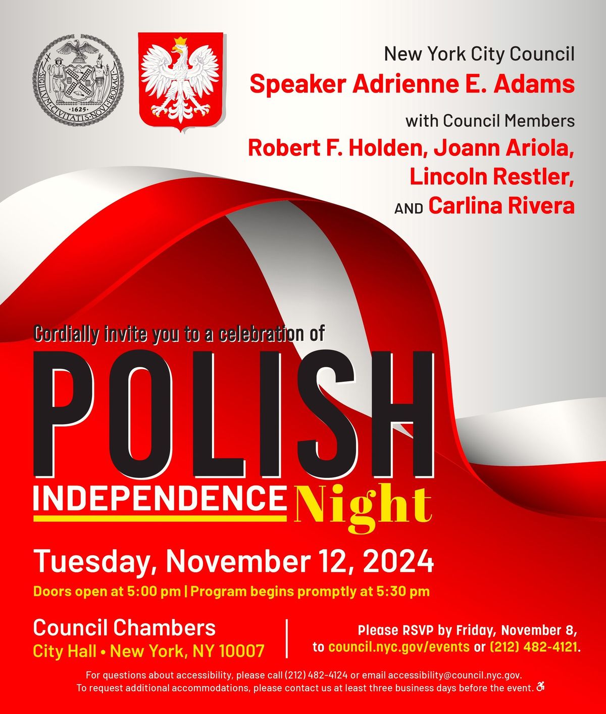 Polish Independence Night at City Hall