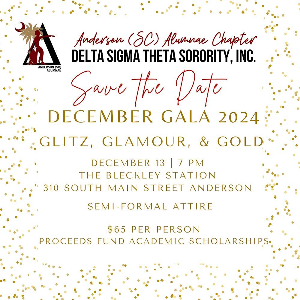 2024 December Gala: Glitz, Glamour & Gold