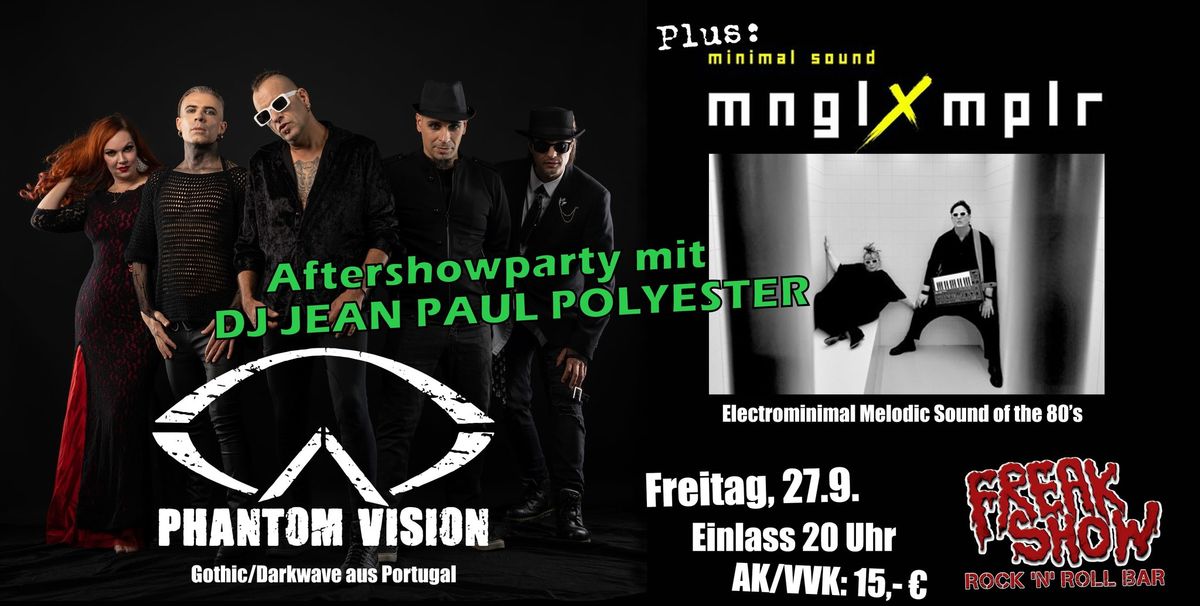 PHANTOM VISION (PT) + M\u00c4NGELEXEMPLAR + DJ JEAN PAUL POLYESTER