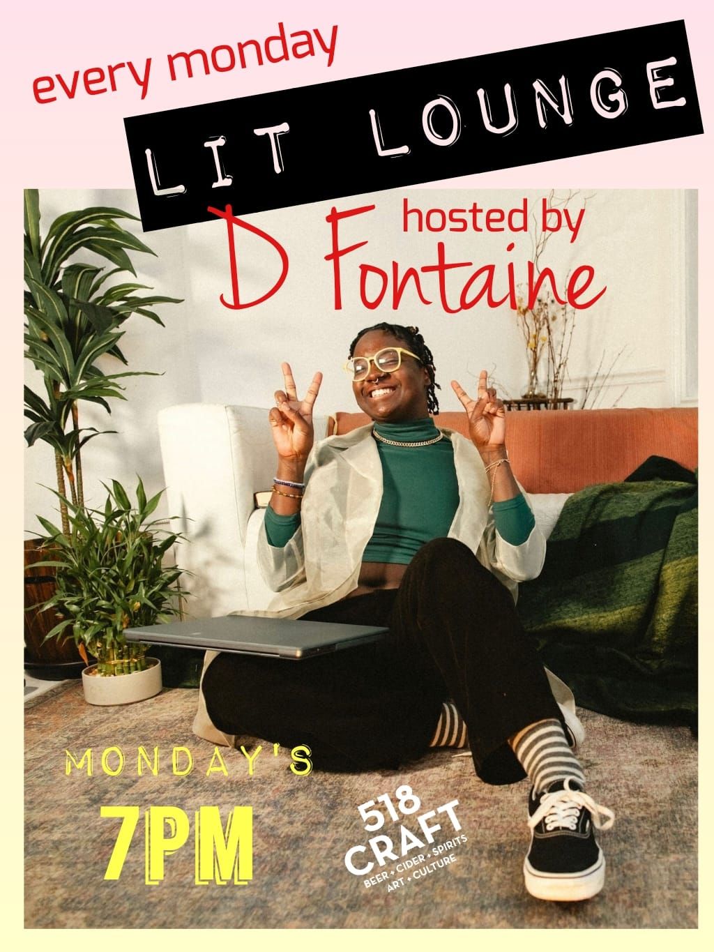 lit lounge hosted by D Fontaine