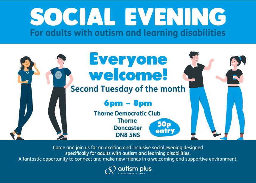 Social Evening (For adults with autism and learning disabilities) - Thorne