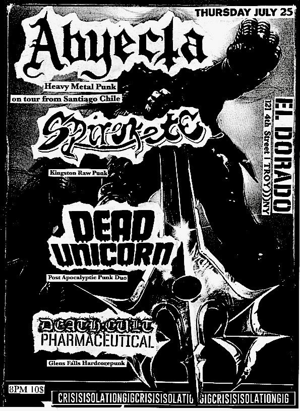 ABYECTA (Santiago Chile ) : SPIROKETE : DEAD UNICORN : DEATHCULT PHARMACEUTICAL 