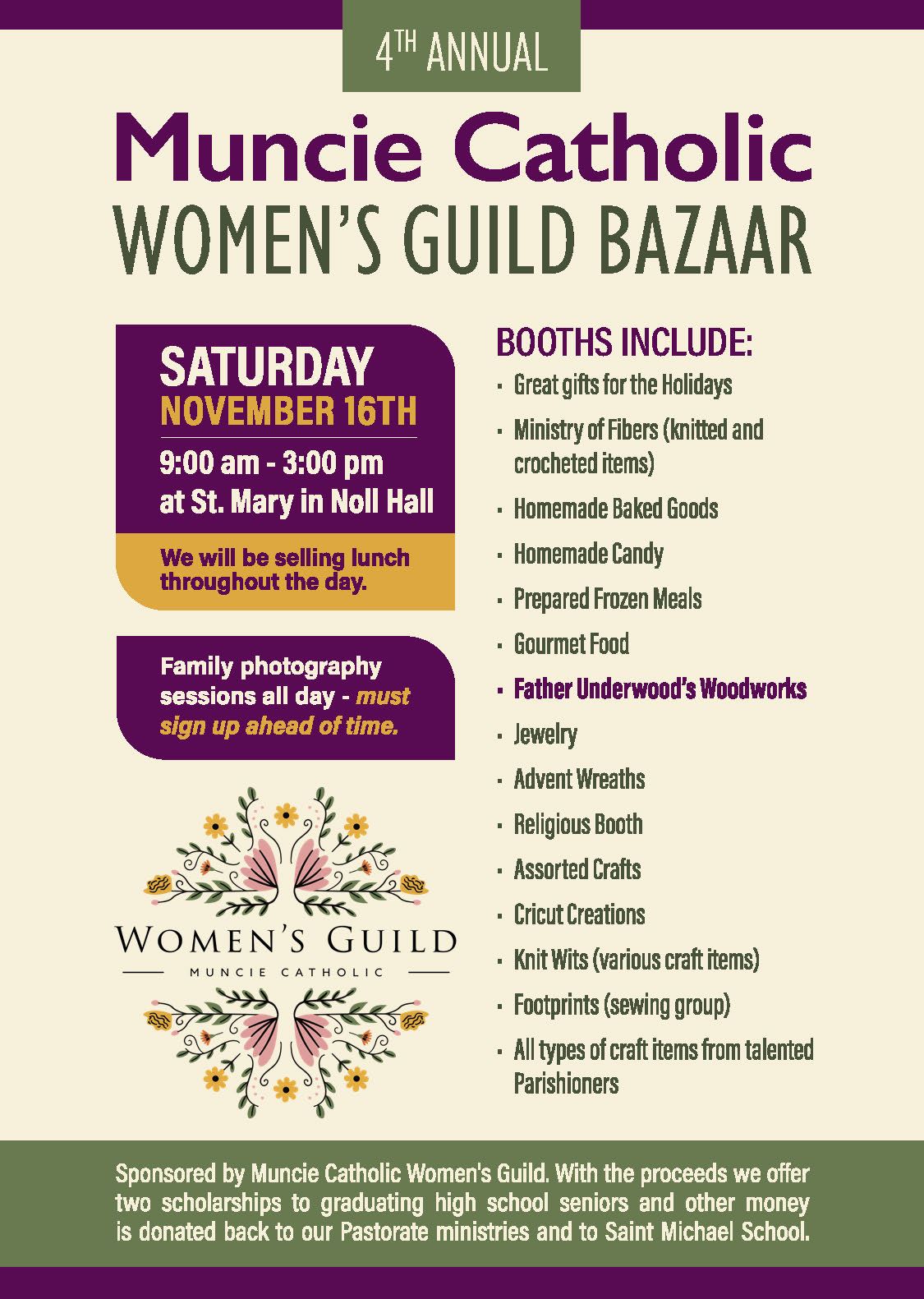 Muncie Catholic Women's Guild Holiday Bazaar