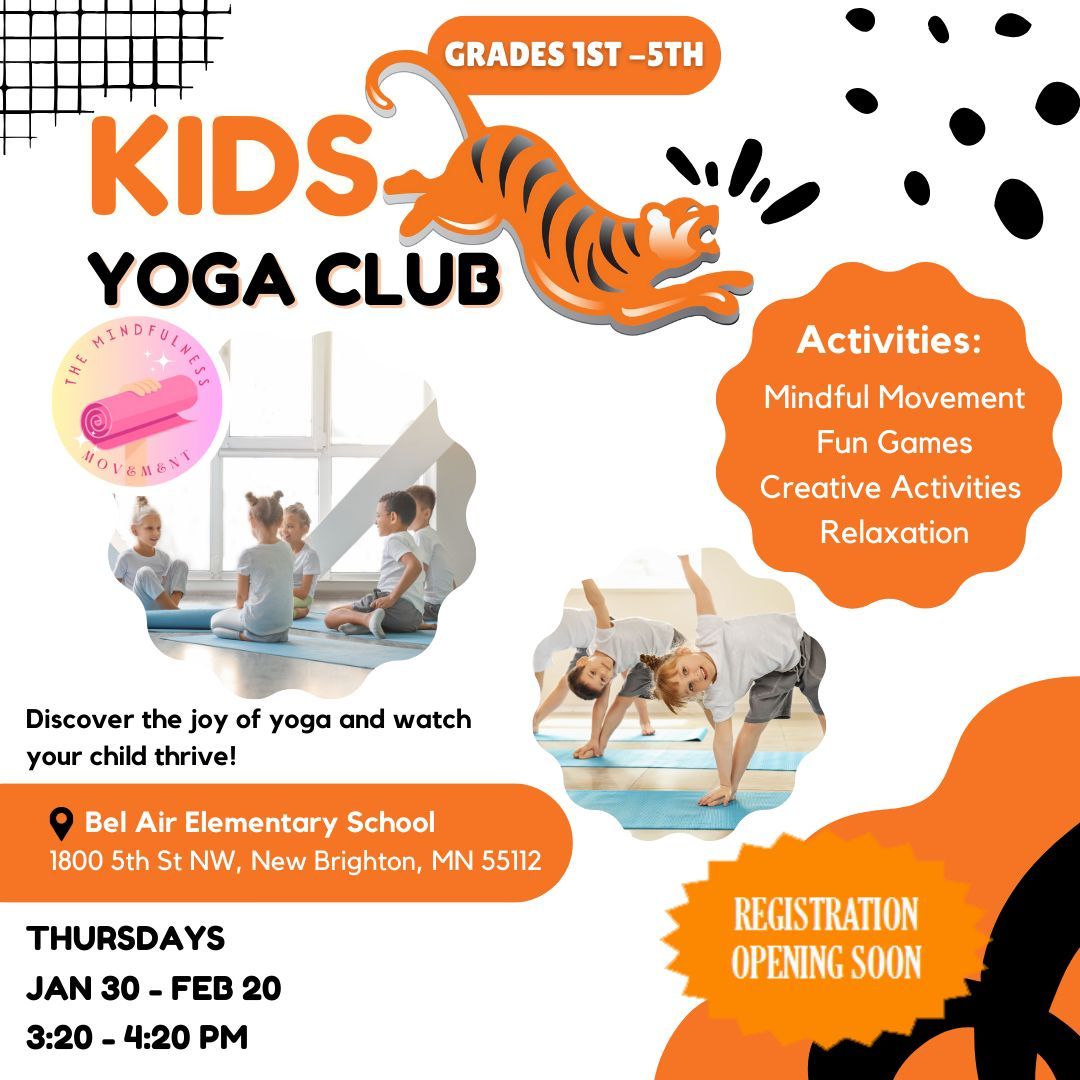 Kids Yoga Club @ Bel Air Elementary 