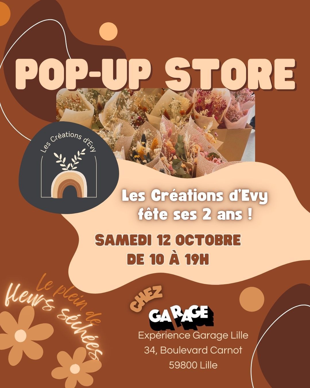 Pop-up store de fleurs s\u00e9ch\u00e9es ! 