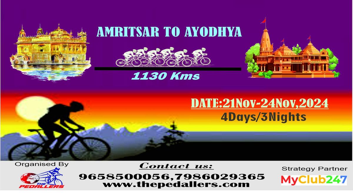 Amritsar to Ayodhya Ultra Endurance Bicycle Ride