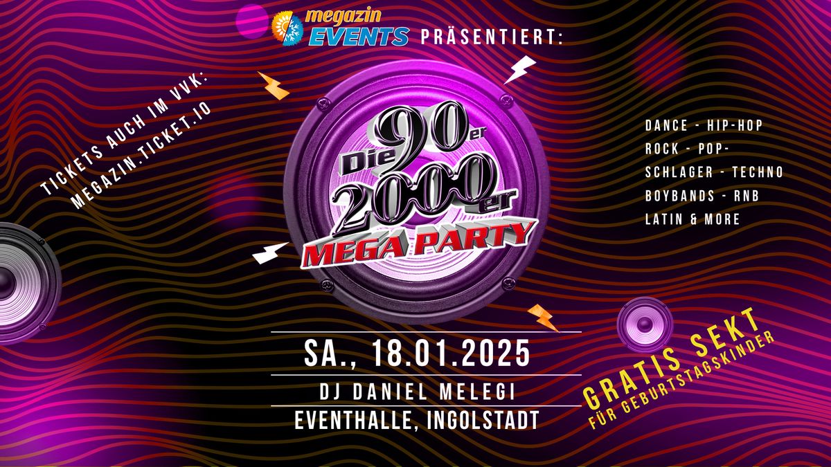 90er\/2000er Megaparty - Erste 90er\/2000er im Jahr 2025!