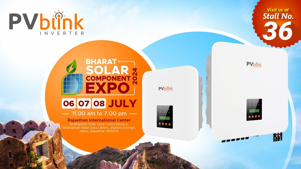 Join Us at Bharat Solar Component Expo 2024! Discover 'Make in India' Inverters in Jaipur, Rajasthan