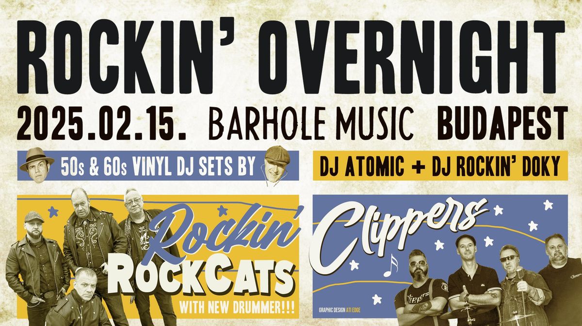 6. ROCKIN' OVERNIGHT \/\/ Clippers \/ Rockin' RockCats \/\/ Dj Atomic & Dj Rockin' Doky \/\/ BARHOLE