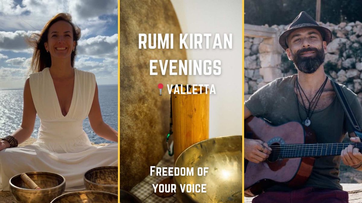 Kirtan song eve in Valletta Rumi bar