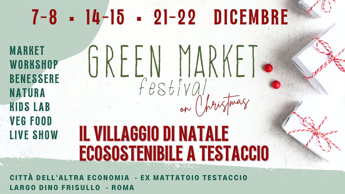 Green Market Festival on Christmas 