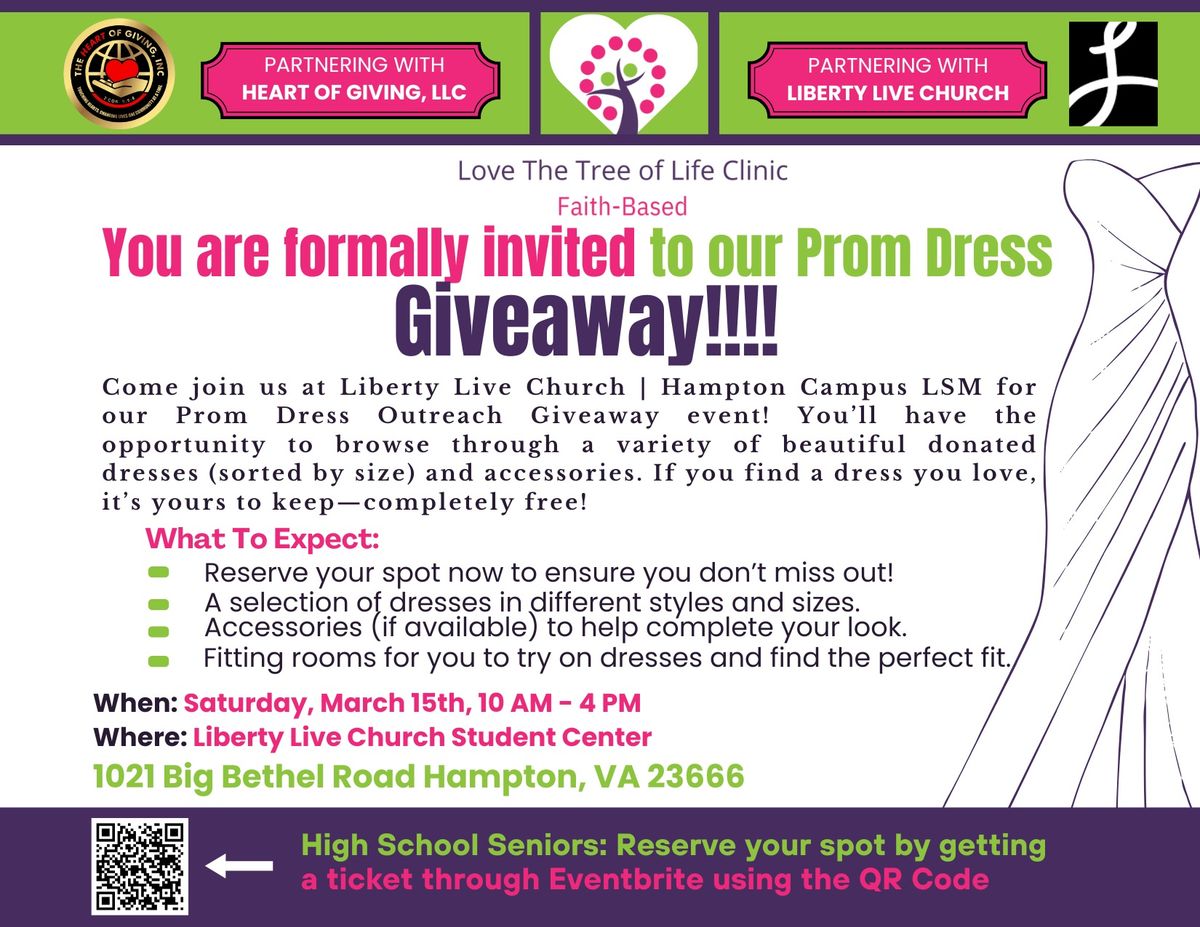 Prom Dress Outreach Giveaway