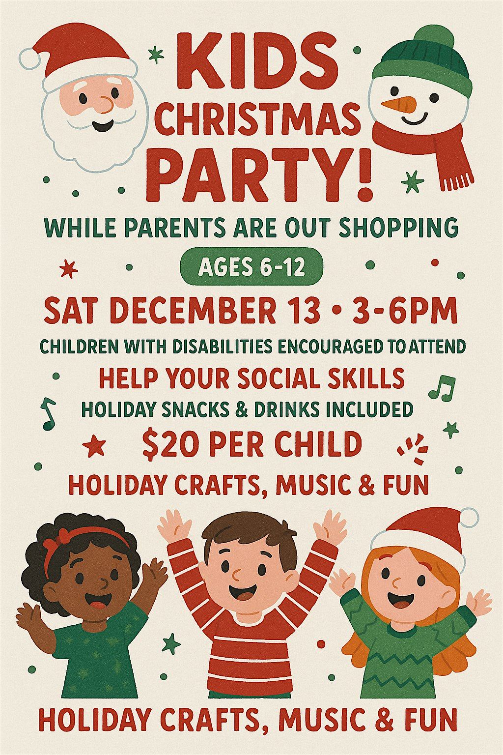 Kids holiday party