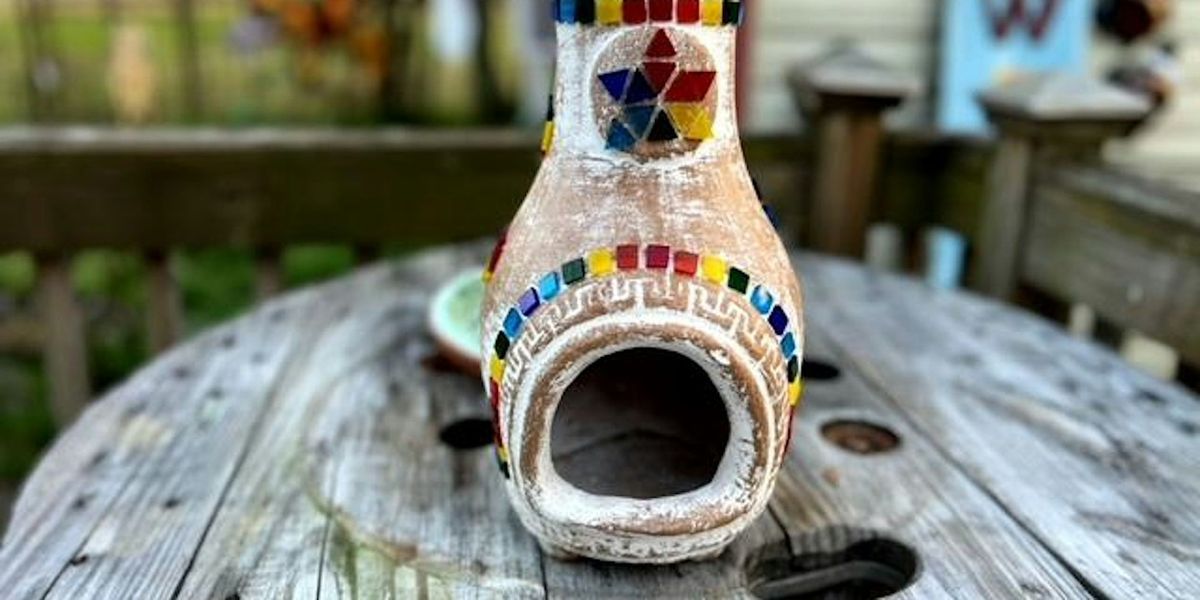 Mini Table Top Mosaic Chimnea Workshop