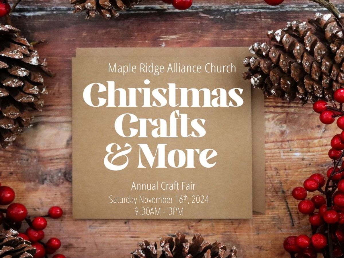 MRAC Christmas Crafts & More - Craft Fair