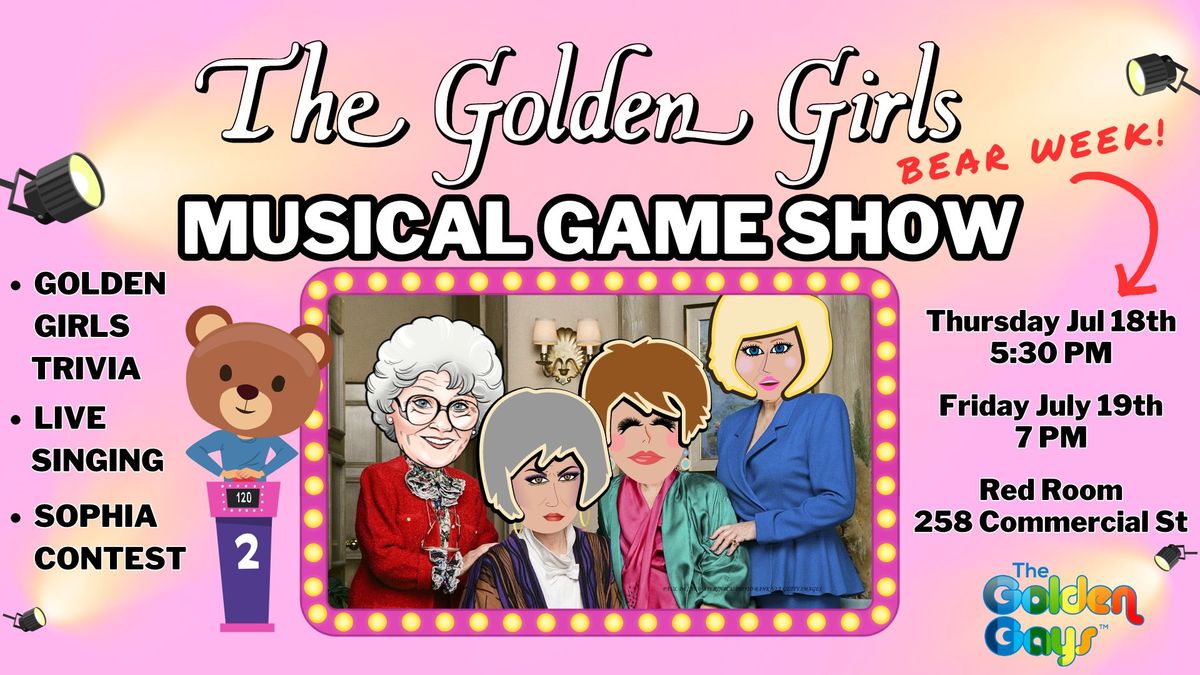 Provincetown - The Golden Girls Game Show - Red Room (Four Shows)