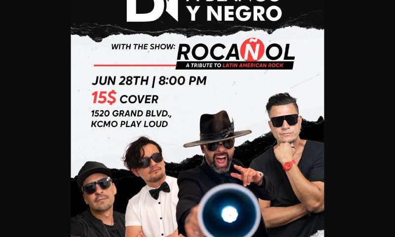 A Blanco Y Negro : Roca\u00f1ol Tribute to Latin American Rock