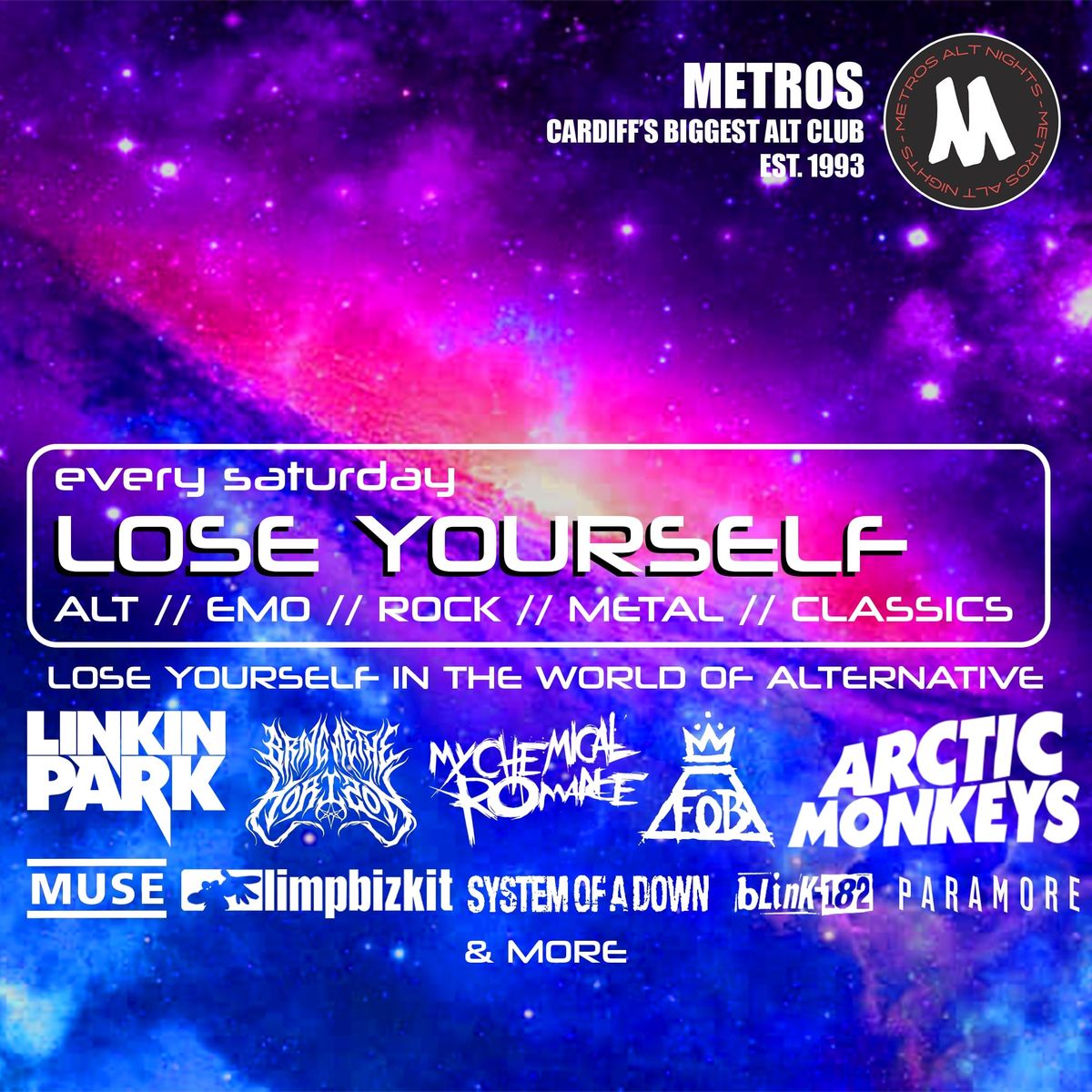 Lose Yourself - Saturday 9th November