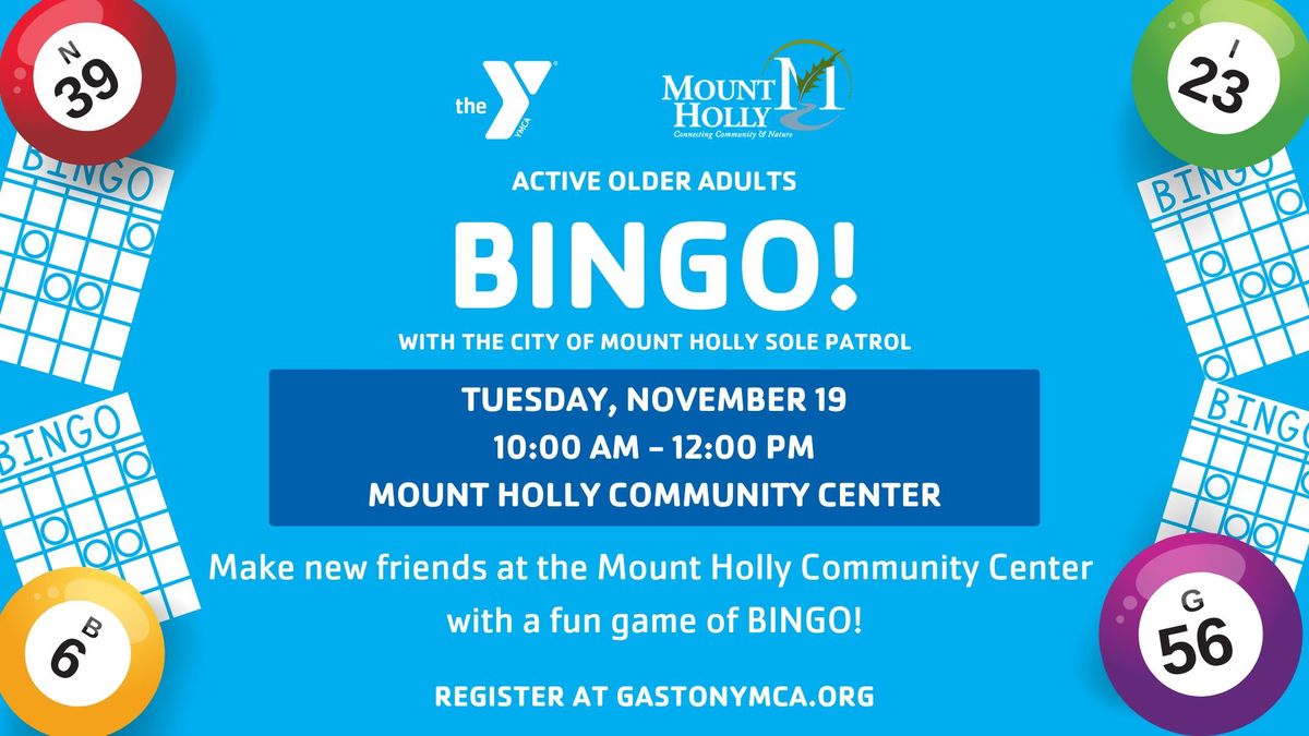 BINGO at the Mount Holly Community Center